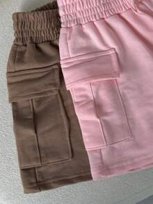 Women's Shorts Sweatpants Sweatpants Loose Shorts Comfortable Cotton - 賓治酒 - 查看 2
