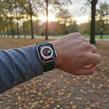 Reloj Inteligente T800 Ultra 1.99'' Smartwatch Genérico con Correa Deportiva Notificaciones Salud y Fitness Compatible Android iOS - Verde - Ver 6