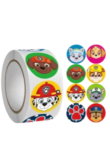 Paw Patrol 100张可爱贴纸套装，防水贴纸，适用于笔记本电脑、水瓶、行李箱、滑板、手机、派对礼盒等。 - 彩色 - 查看 6
