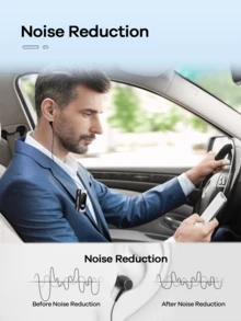REMAX 单耳蓝牙耳机，带可伸缩线缆；ENC 降噪，通话/音乐清晰；20 小时通话时间；适合运动、驾驶、工作；可同时连接 2 台设备；运动耳机；游戏耳机 - K55-多色 - 查看 5
