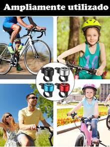Campana para Bicicleta,Timbre para Bicicleta, Timbre para Bicicleta con Sonido Claro - Multicolor - Ver 8