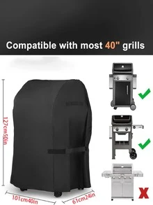 1pc Windproof Barbecue Cover, Creative Cylindrical Outdoor Barbecue Shelter