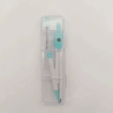 3pcs Colorful Metal Compass Drawing Tools Set With Replacement Lead, Back To School Gift