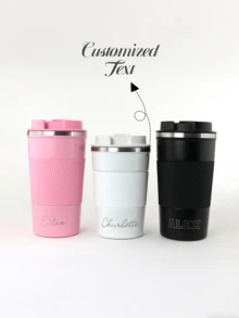 Personalised Insulated Tea/Coffee Cup - Stainless Steel - Leak-Proof - Travel Mug - Gift For Her/Him - Tumbler - Thermal - 380ml Or 510ml Travel Mug, Insulated Mug, Coffee Mug, Tea Mug, Personalised Mug, Metal Mug, Travel Cup, Travel Tea, Travel Coffee, Latte Mug, Engraved Cup, Thermal Mug, Thermal Tumbler,Office Decor - Cốc cà phê nhiều màu tùy chỉnh - Xem 1