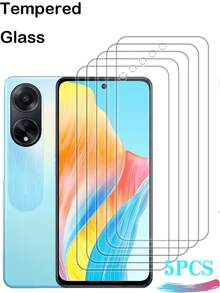 5片装高清钢化玻璃屏幕保护膜，适用于vivo/OPPO智能手机，性价比更高，防水防油，防碎裂，还原裸屏画质，提供舒适的屏幕保护体验，日常防护、办公、家用手机屏幕保护膜，防水防震防摔防刮花。
