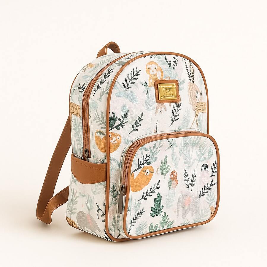 Diaper Bag For Boys And Girls, Backpack For Outings, School, Daycare. - FLORAL - 查看 1