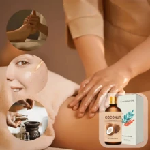 100毫升/30毫升/10毫升椰子精油，保湿椰子面部护理油，柔滑肌肤香氛护肤油，纯植物萃取精油