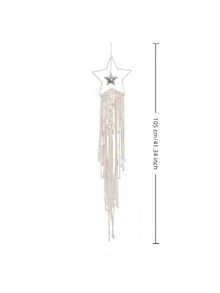 2件/套 手工编织蕾丝捕梦网，带星星和月亮图案，波西米亚风家居墙面装饰，适用于家居、婚礼、客厅、卧室、节日礼物装饰（不含灯饰） - 彩色 - 查看 13