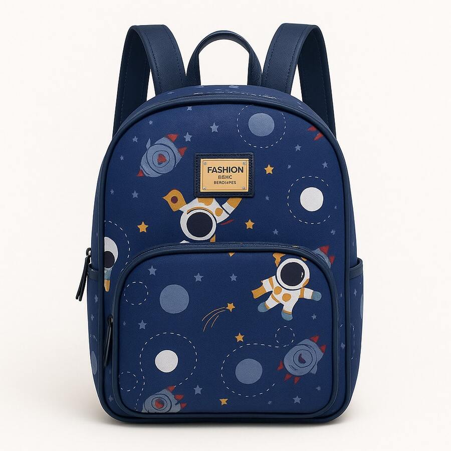 Diaper Bag For Boys And Girls, Backpack For Outings, School, Daycare. - ASTRONAUT - View 1