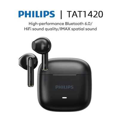  Philips New Bluetooth Earphones, Wireless Semi-in-ear, Sports Noise Reduction, High Sound Quality, Compatible with Apple and Xiaomi