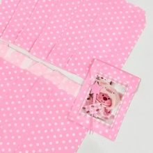 150 Pcs 3.1x5.1 Inch Paper Gift Packaging Bags, Holiday Gift Bags, Small Dot Pattern Gift Bags, Small Gift Storage Bags, Accessory Gift Bags, Suitable For DIY Craft Gift Bags, Suitable For Valentine's Day Paper Packaging Bags, Holiday Candy Storage Bags, Wedding, Birthday, And Party Gift Bags.