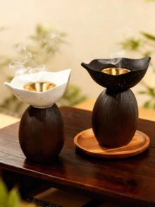 这款现代简约的树脂香炉/精油扩香器是营造优雅家居氛围的理想之选，适用于卧室、客厅（可作为中心装饰品）、办公室、瑜伽馆和派对等场所。它也可用于寺庙装饰。这款扩香器是节日、返校季、毕业季或送给女性的完美礼物，也是生日礼物的绝佳选择。 - 彩色 - 查看 4