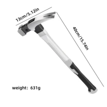 磁性羊角锤，多功能锤，家用锤，木工拔钉锤 - 淺灰色 - 查看 7