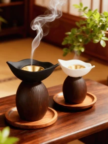 这款现代简约的树脂香炉/精油扩香器是营造优雅家居氛围的理想之选，适用于卧室、客厅（可作为中心装饰品）、办公室、瑜伽馆和派对等场所。它也可用于寺庙装饰。这款扩香器是节日、返校季、毕业季或送给女性的完美礼物，也是生日礼物的绝佳选择。 - 彩色 - 查看 8