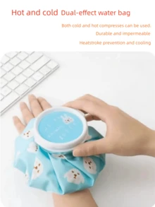 Túi chườm nước nóng lạnh hình hoạt hình, Túi chườm nước ấm, mát hình hoạt hình, Túi chườm nóng lạnh đa năng. - Nhiều màu - View 4