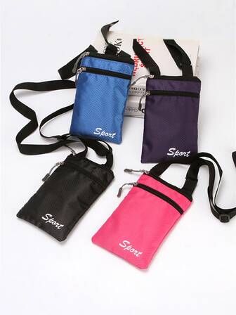 1 pieza Nuevo bolso de teléfono móvil de moda, bolso cuadrado pequeño cruzado de hombro simple, bolso colgante pequeño para pasaporte, certificado y al aire libre, monedero para mujer y hombre, cartera, monedero pequeño, bolsos de mujer, bolso bandolera, ideas de regalo para mujer y hombre