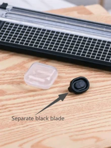 1 件多功能 A4 双面切纸机，便携式办公手持式切纸机，照片切纸机，办公切纸机，不锈钢切纸头，适合学校使用，办公用品