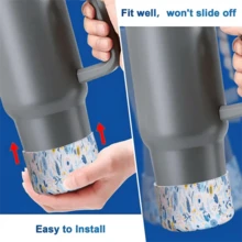 Silicone Bottom Cover For 20-40oz Glass Cups, Cute Design, Compatible With 2.83-2.95 Inch Diameter Bottles And Glasses