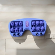 1 Stück Fußmassagegerät mit 4 Rollrädchen, Fußreflexzonenmassagegerät für den Heimgebrauch, Bein-Akupunkt-Magnettherapie