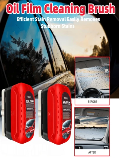 Car Glass Cleaning Wiper, Car Windshield Renewal Decontamination, Car Window Brightening Degreasing Cleaner. It Can Block UV Damage And Protect Interior Decoration. Effectively Resist Dust Adhesion To Keep The Glass Clean. Quick Evaporation, Reduce Water Stains, Maintain A Smooth Surface.