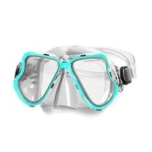 1pc Diving Mask, Silicone Skirt Tempered Glass Lens Adjustable Strap, Suitable For Snorkeling, Diving, Swimming - Multicolor - View 10