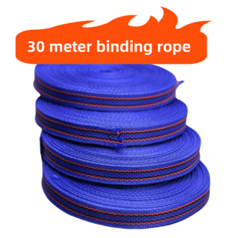 30m X 2cm Wide Nylon Webbing Strap, For Backpacks, Bags, Binding, DIY, Repair, Fastening, Cargo Bundling, Multi-Purpose