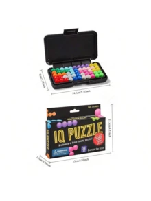 1 cái - Trò chơi xếp hình 3D Kanoodle của Educational Insights dành cho trẻ em từ 7 tuổi trở lên, trò chơi rèn luyện trí não cho trẻ em và người lớn, trò chơi du lịch. - Nhiều màu - Xem 11