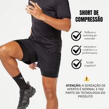 Men's Dry Fit 2-In-1 Compression Shorts Hollow Knight King's The Gym Knight - màu đen - Xem 2