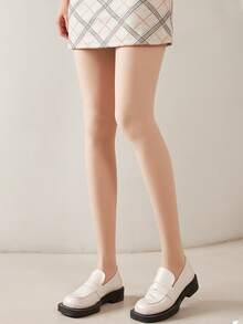 Women's Pantyhose, With A Smooth Texture, Have Shaping Effect, Are In A Classic Style, Semi-Transparent, Of Medium Weight, And Are Made Of Nylon Material. - Color - View 6