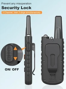 Dog Anti-Bark Shock Collar (8-120 Lbs), 2600ft Remote Training Collar With Beep, Vibration, Shock, Light, LED Lost Prevention Light & Keypad Lock, Remote With Belt Clip & Lanyard, Suitable For Small, Medium, Large Dogs - Multicolor - View 8