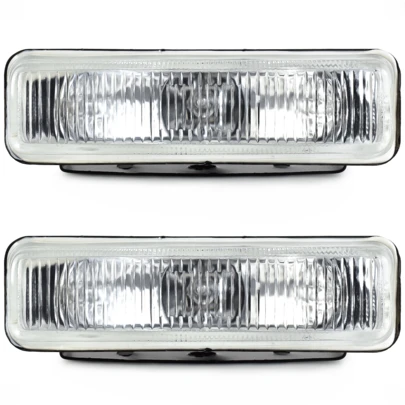 Par Faro Auxiliar Rectangular Foco Luz Halógena Automóvil