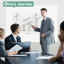 自粘可移除黑板壁纸，5支彩色粉笔，耐用材质，干湿两用，壁纸留言板，绘图板，记录灵感，适用于办公室、会议室、学校、书房、家庭 - 彩色 - 查看 9