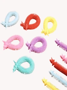 1pc Stretchy Fidget Toy,Sensory Fidget Stretch Toys,Colorful Sensory Stress Fidget Toys For Kids And Adults Stress Relief,Goodie Bag Fillers,Party Favor - Multicolor - View 2