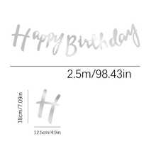 Gold Pull Flag, Birthday Party Backdrop Decor, Gold, Silver, Black, Colorful, Party Supplies, Birthday Decorations - Gold - View 14