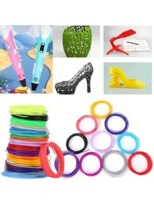 3D Printing Pen, DIY Art Materials, 3D Creations, Graffiti Painting, Printing Pen Consumable Set (Some Styles Random) - Multicolor - View 7