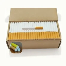 200pcs King Sizeempty Cigarette Tubes With Filters, Made Of Paper Material, Cigarette Paper, Perfect For DIY Cigarette Assembly, Ideal Cigarette Accessory Pattern Is Random (Diameter: 8.0mm/0.3in) - Multicolor - View 6