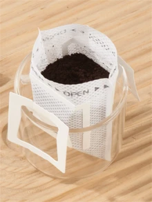 20/40/50/100pcs Portable Hanging Ear Coffee Filter Bag - Disposable Drip Coffee Filters For Travel, Camping, Home, Office - Compatible With Various Coffee Cups/ Utensils, Camping Essentials, Home Brewing, Easytouse Design, Compact Design, Highquality Paper