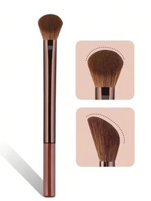 1 cọ trang điểm tối giản, cọ mỹ phẩm, dụng cụ trang điểm, cọ kẻ lông mày, cọ tán phấn mắt, cọ, quà tặng. - Cà phê nâu - Xem 11