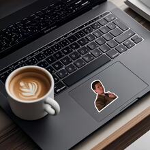 Twin Peaks: Agent Dale Cooper Sticker - Vinyl Sticker With Book And Cat Graphic, Weather-Resistant Car Sticker, Suitable For Cars, Trucks, SUVs, Cat Stickers, Humorous Stickers, High-Quality Adhesive Backing - Multicolor - View 9