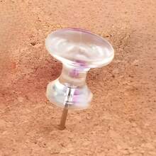 Pack de Chinchetas de Corcho Transparentes de 40 y 12 Piezas – Piezas Elegantes y Discretas con Punta Metálica de Gran Fijación, Perfectas para Tableros de Corcho, Fotos, Notas, Decoración, Proyectos Creativos, Manualidades y Organización en Casa, Escuela y Oficina - Blanco - Ver 4