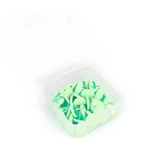 Pack de 60 Chinchetas en Colores Rosa, Morado y Verde – Puntería Firme y Cabeza de Color Brillante, Ideales para Pizarras, Corchos, Manualidades, Oficina y Decoración; Accesorios Resistentes, Seguros y de Uso Versátil - Azul Cadete - Ver 3