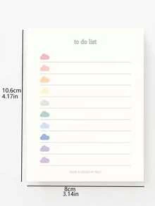 1本/1册 50本/2册/3册/5册/10册 云打印便笺本 - 白色 - 查看 7