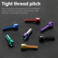 WEST BIKING 出品的 6 颗 M5 x 18mm 自行车车把螺丝，经久耐用、轻巧便携，易于安装和调节，是山地车车把 DIY 配件的理想之选，多种颜色可选。 - 彩色 - 查看 2