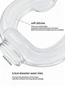 1 pieza Almohadilla térmica para el cuello apta para microondas con funda suave y tipo de inyección de agua cervical - Calentamiento gratuito para músculos, lavable a mano, diseño universal, ideal para uso en el hogar, la oficina y los viajes, cómoda y portátil para calentar y gestionar diariamente - Multicolor - Ver 9