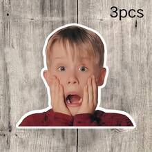 Kevin McCallister「啊」呼喚貼紙 自黏式乙烯基貼紙，適用於汽車、筆記本電腦、水瓶、書籍－耐用易貼，電影迷的完美選擇，汽車裝飾 | 卡通角色貼紙 | 霧面貼紙，汽車貼紙 - 彩色 - 查看 12