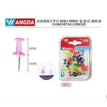 Pack de 40 Chinchetas de Corcho de Colores – Piezas Resistentes, Ligeras y de Gran Fijación, Ideales para Tableros de Corcho, Decoración, Fotos, Notas, Manualidades Escolares y Proyectos de Organización en el Hogar u Oficina - Multicolor - Ver 5