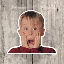 Kevin McCallister「啊」呼喚貼紙 自黏式乙烯基貼紙，適用於汽車、筆記本電腦、水瓶、書籍－耐用易貼，電影迷的完美選擇，汽車裝飾 | 卡通角色貼紙 | 霧面貼紙，汽車貼紙 - 彩色 - 查看 3