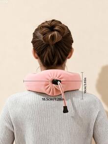 1 pieza Almohadilla térmica para el cuello apta para microondas con funda suave y tipo de inyección de agua cervical - Calentamiento gratuito para músculos, lavable a mano, diseño universal, ideal para uso en el hogar, la oficina y los viajes, cómoda y portátil para calentar y gestionar diariamente - Multicolor - Ver 2