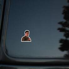 Twin Peaks: Agent Dale Cooper Sticker - Vinyl Sticker With Book And Cat Graphic, Weather-Resistant Car Sticker, Suitable For Cars, Trucks, SUVs, Cat Stickers, Humorous Stickers, High-Quality Adhesive Backing - Multicolor - View 5