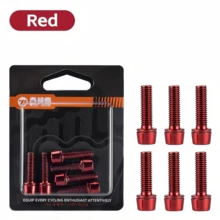 WEST BIKING 出品的 6 颗 M5 x 18mm 自行车车把螺丝，经久耐用、轻巧便携，易于安装和调节，是山地车车把 DIY 配件的理想之选，多种颜色可选。 - 彩色 - 查看 14